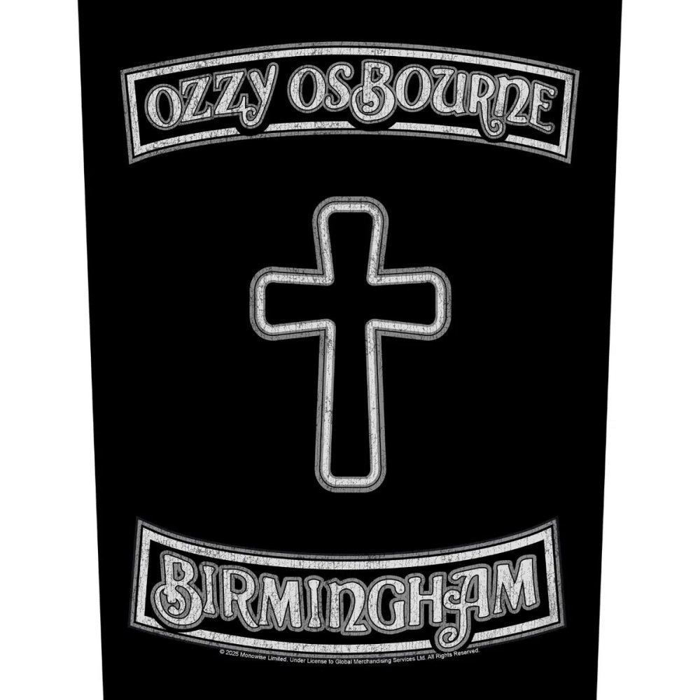 Ozzy Osbourne - Birmingham Patch arrière - Noir